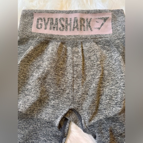 Gymshark Flex High Waisted Leggings in Grey/Pink - Picture 7 of 12